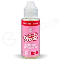 Strawberry Custard Deluxe Shortfill E-Liquid by Double Brew Bar Series 100ml