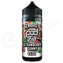 Strawberry Gummy Shortfill E-Liquid by Seriously Pod Fill x2 100ml