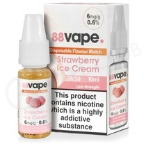 Strawberry Ice Cream E-Liquid by 88Vape Any Tank