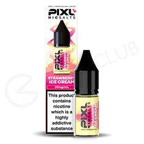 Strawberry Ice Cream E-Liquid by Pixl Nic Salts