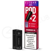 Strawberry Ice Elf Bar 4 in 1 Prefilled Pods