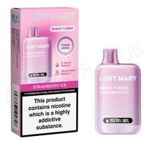 Strawberry Ice Lost Mary BM600 Turbo Disposable Vape