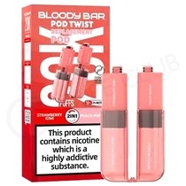 Strawberry Kiwi & Peach Mango Bloody Bar Ultra Twist 20K Refill Pack