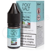 Strawberry Kiwi Ice Nic Salt E-Liquid by Pod Salt & Pacha Mama