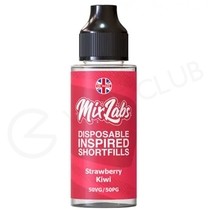 Strawberry Kiwi Shortfill E-Liquid by Mix Labs 100ml