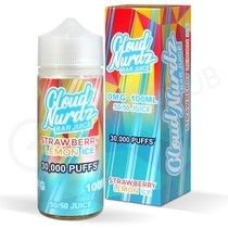 Strawberry Lemon Ice Shortfill E-Liquid by Cloud Nurdz Bar Juice 100ml