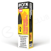 Strawberry Peach Pineapple Nic Salt E-Liquid by Riot X
