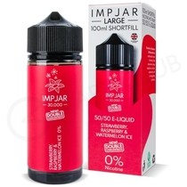 Strawberry Raspberry & Watermelon Ice Shortfill E-Liquid by Imp Jar Large 100ml