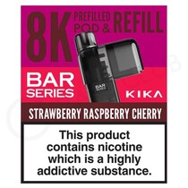 Strawberry Raspberry Cherry Bar Series Kika 8K Refill Pod