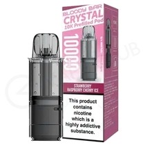 Strawberry Raspberry Cherry Ice Bloody Bar Crystal 10K Refill Pack