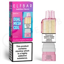 Strawberry Raspberry Cherry Ice Elf Bar Joinone Refill Pods