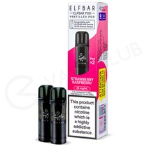 Strawberry Raspberry Elf Bar 600 Prefilled Pods