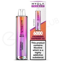 Strawberry Raspberry Ice Hyola Pro Max HY6000 Disposable Vape