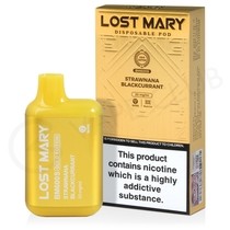 Strawnana Blackcurrant Lost Mary BM600S Gold Edition Disposable Vape