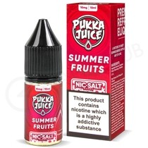 Summer Fruits Nic Salt E-Liquid by Pukka Juice