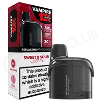 Sweet & Sour Cherry Vampire Vape 10K Refill Pod