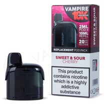 Sweet & Sour Cherry Vampire Vape 10K Refill Pod
