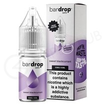 Sweet Blackcurrant Nic Salt E-Liquid by Bar Drop Salts