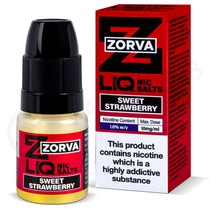 Sweet Strawberry Nic Salt E-Liquid by Zorva Liq