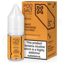 Sweet Tangerine Coconut Nic Salt E-Liquid by Pod Salt Nexus