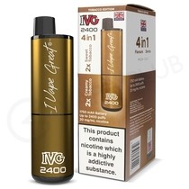 Tobacco Edition IVG 2400 Disposable Vape