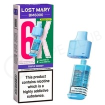 Triple Berry Lost Mary BM6000 Refill Pack