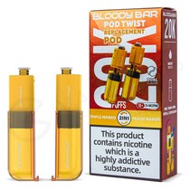 Triple Mango & Peach Mango Bloody Bar Pod Twist 20K Refill Pack