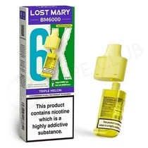 Triple Melon Lost Mary BM6000 Refill Pack