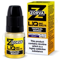 Tropical Mango Nic Salt E-Liquid by Zorva Liq