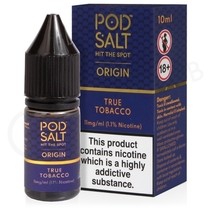 True Tobacco Nic Salt E-Liquid by Pod Salt Origin