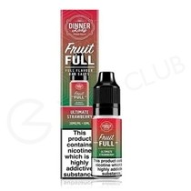 Ultimate Strawberry Nic Salt E-Liquid by Dinner Lady Fruit Full