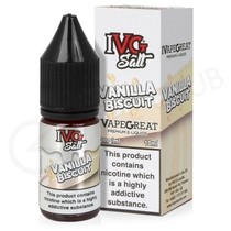 Vanilla Biscuit Nic Salt E-Liquid by IVG