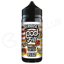 Vanilla Coffee Shortfill E-Liquid by Seriously Pod Fill 3 100ml