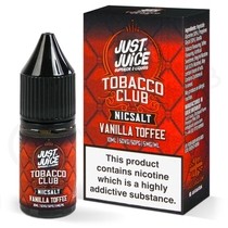 Vanilla Toffee Tobacco Nic Salt E-Liquid by Just Juice