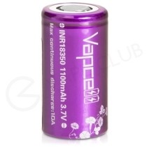 VapCell 18350 Rechargeable Vape Battery (1100mAh 9A)
