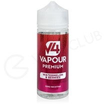 Watermelon & Berries Shortfill E-Liquid by V4 Vapour Premium 100ml