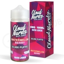 Watermelon Berry Shortfill E-Liquid by Cloud Nurdz Bar Juice 100ml