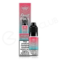 Watermelon Ice Nic Salt E-Liquid by Dinner Lady Fruit Full