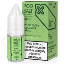 White Grape Cucumber Apple Nic Salt E-Liquid by Pod Salt Nexus