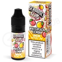 White Peach Lemon Nic Salt E-Liquid by Seriously Fusionz