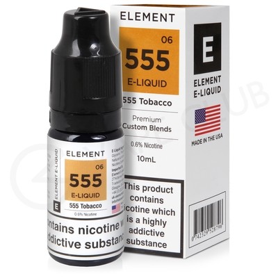 555 Tobacco E-Liquid by Element 50/50