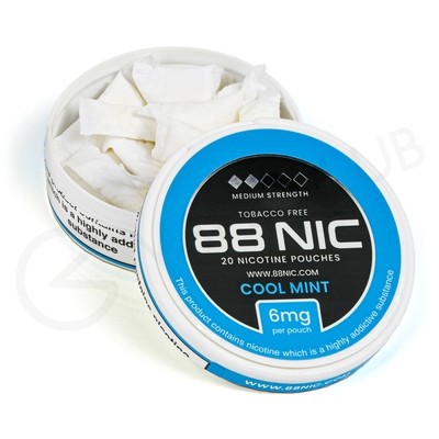 88Nic Cool Mint Nicotine Pouches