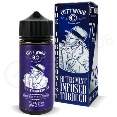 After Mint Infused Tobacco Shortfill E-Liquid by Cuttwood The Tobacconist 100ml