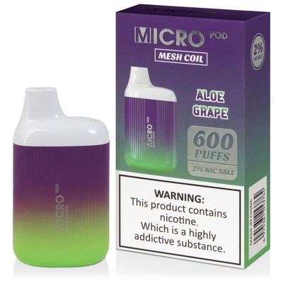 Aloe Grape Micro Pod 600 Disposable Vape