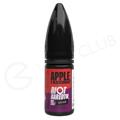 Apple &amp; Blackcurrant Nic Salt E-Liquid by Riot Bar Edition