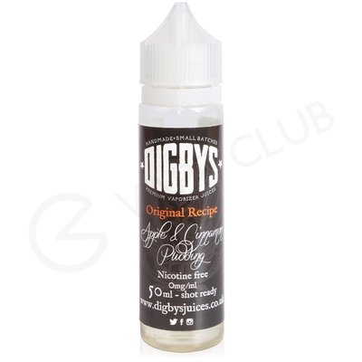 Apple and Cinnamon Pudding Shortfill E-Liquid by Digbys Juices 50ml