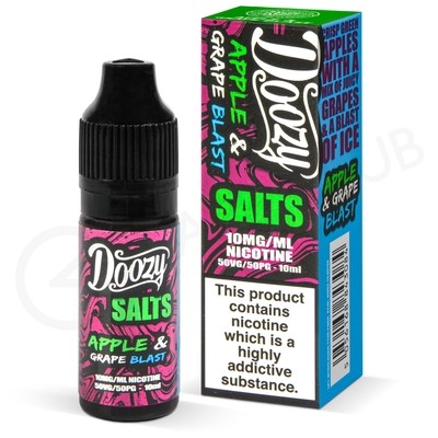 Apple & Grape Blast Nic Salt E-Liquid by Doozy Salts