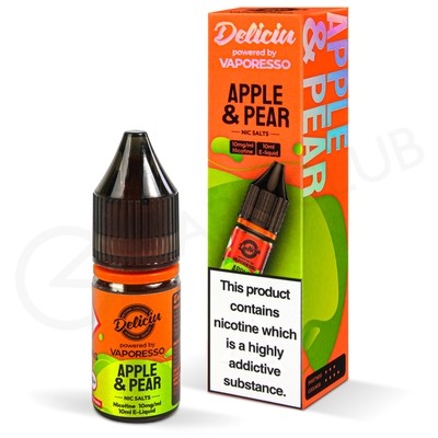 Apple &amp; Pear Nic Salt E-Liquid by Deliciu