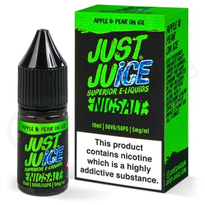 Apple & Pear On Ice Nic Salt E-Liquid by Just Juice