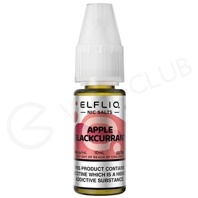 Apple Blackcurrant Nic Salt E-Liquid by Elfliq